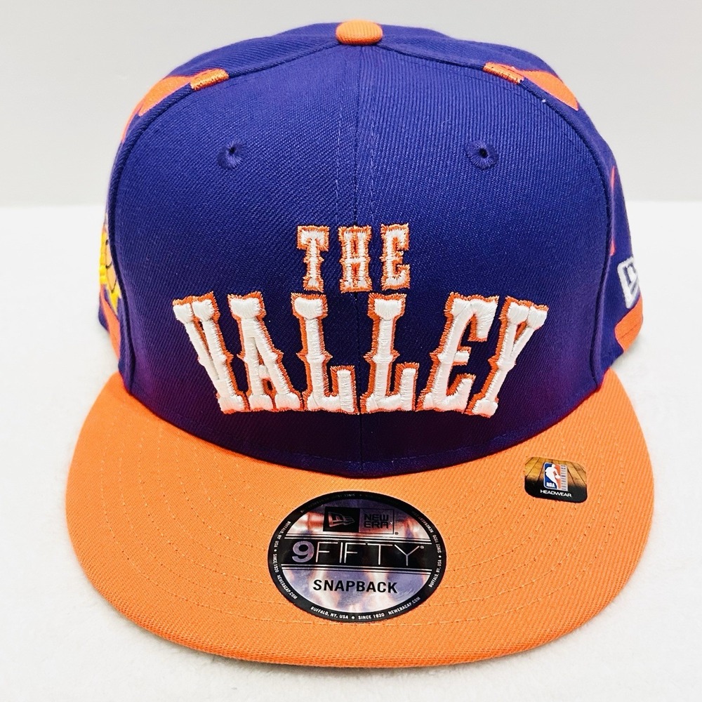 New Era Phoenix Suns City Edition 9FIFTY Snapback Hat Cap Adjustable Purple NBA - Picture 2 of 6